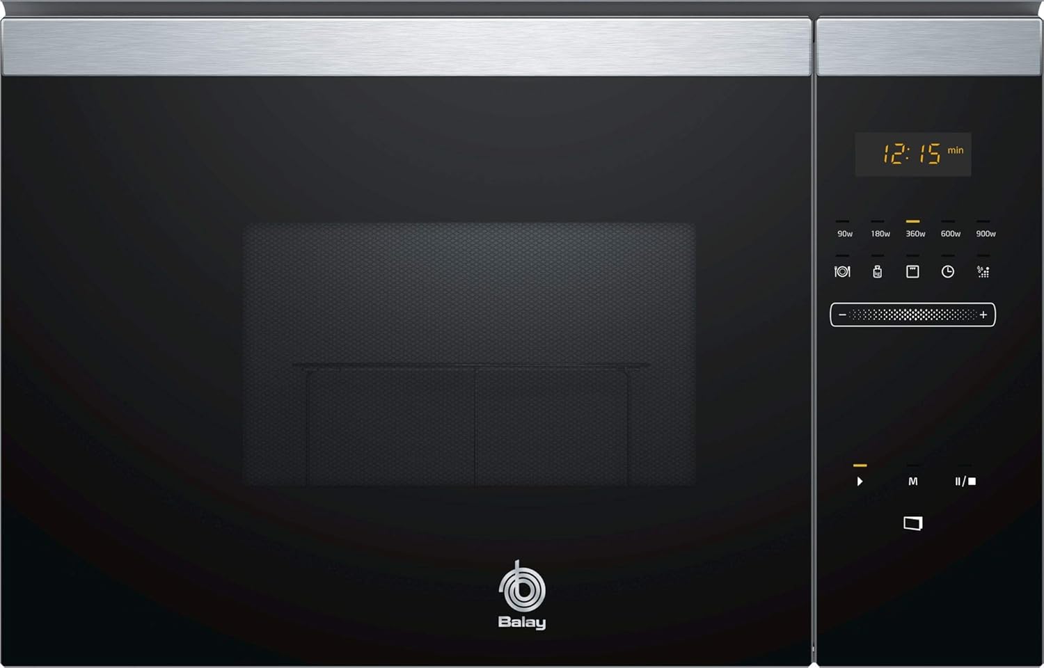 Balay 3CG4175X0 Microondas Integrado, Acero inoxidable, Negro ...