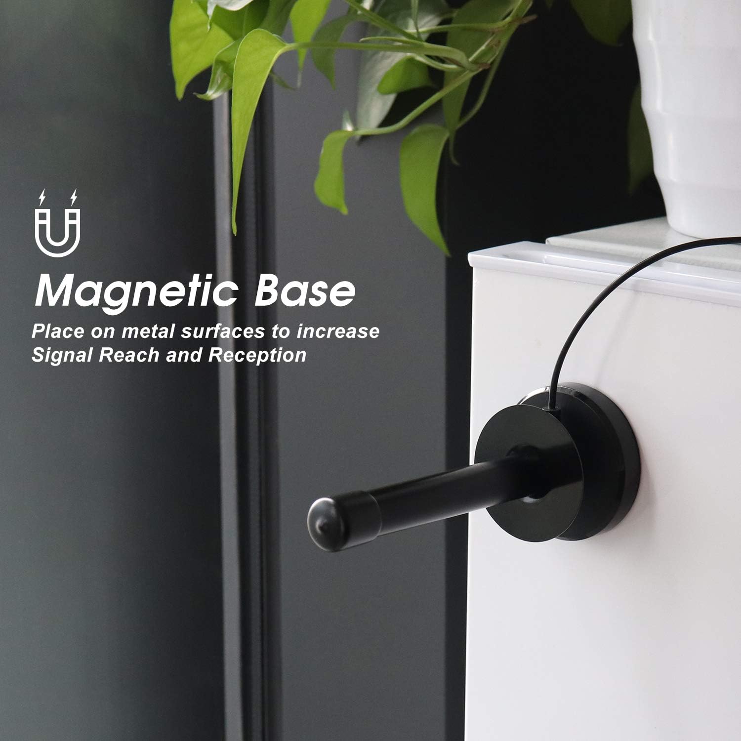 august dta250 high gain freeview tv antenne draagbare indoor outdoor digitale antenne voor usb tv tuner dvb t televisie dab radio met magnetische basis amazon nl