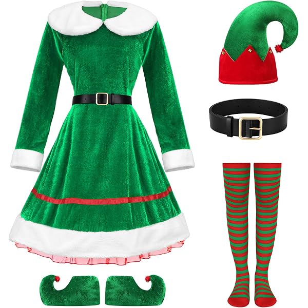 Amazon.com: SATINIOR 5-Piece Christmas Costume Accessory Set  display picture 3