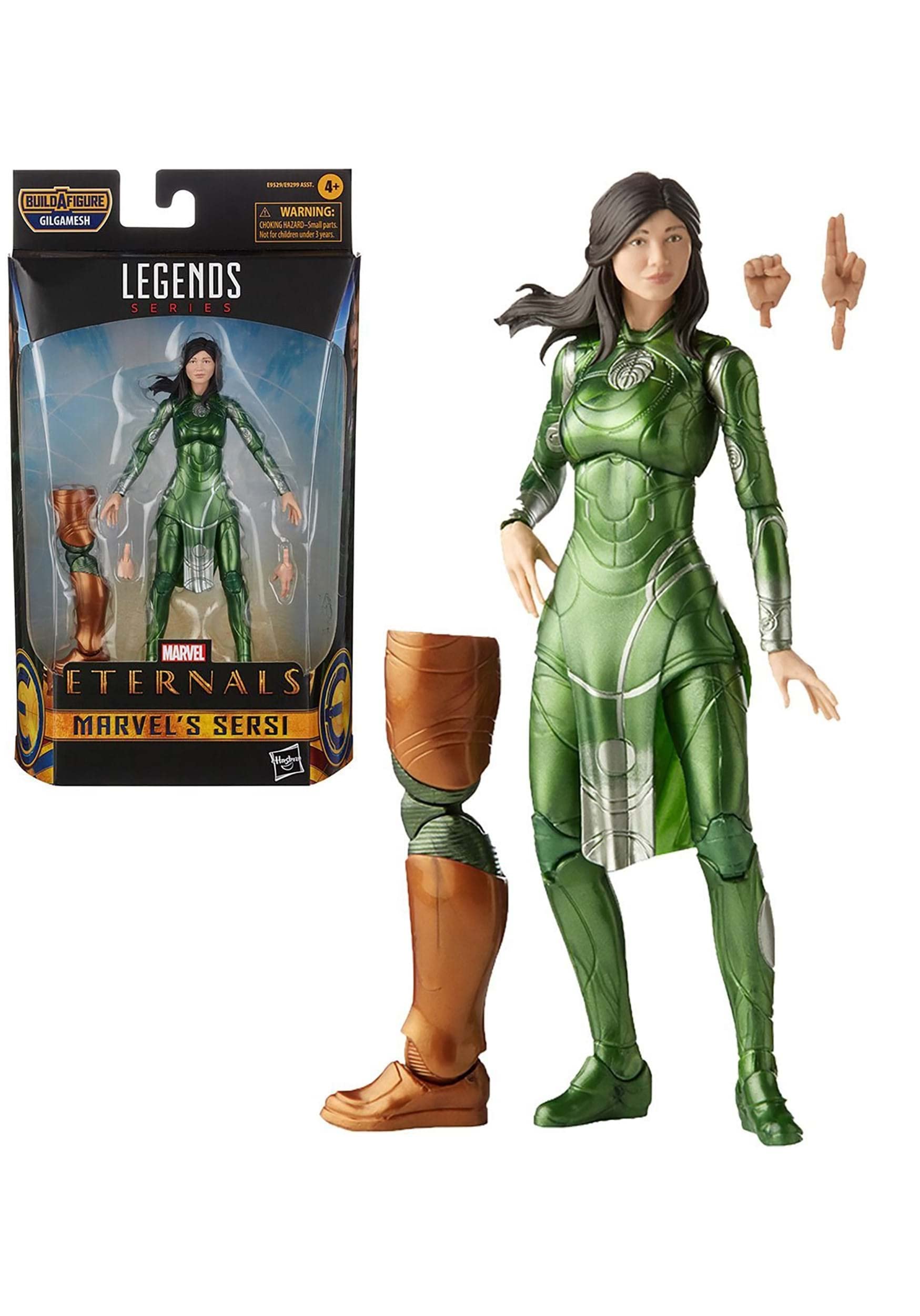 Hasbro Marvel Legends Series The Eternals 15-cm Action Figure Toy Marvel’s Sersi, Includes 2 Accessories, Ages 4 and Up, (E9529)