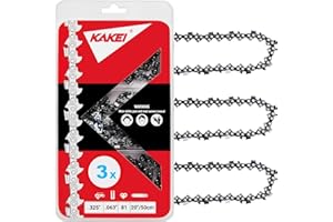 KAKEI Chainsaw Chain 20 Inch .325" Pitch .063" Gauge 81 Drive Links- 26RS 81 Fits Stihl (PRE 2023 .063" Gauge) MS291, MS271 Farm Boss, MS261-36390050081, V81 (3 Chains)