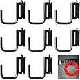 thumbnail image 2 of POROHOM 10PCS Heavy Duty E Track J HooksLarge Steel 5" J Hook E Track Accessories For Enclosed Trailer Workshop And Garage Maximum Load 1400 Pounds 1 2 Diameter Solid Steel 2 of 14