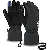 Pioneer Camp Winter Ski Gloves Men Women Waterproof Primaloft Gold Insulation Touchscreen Warm Snow Gloves for Snowboarding