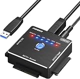 FIDECO USB 3.0 to SATA IDE Adapter for 2.5/3.5" HDD SSD & Clone Function