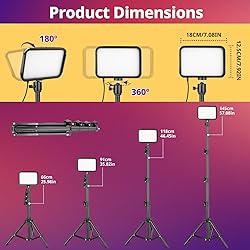 Torjim RGB Photography Video Lighting, Studio