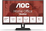 AOC Q27E3UAM 27 Inch QHD Monitor VA 75Hz 4ms USB Hub Speakers Adaptive Sync view 2