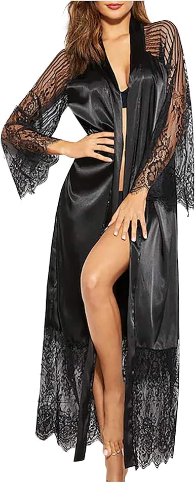 bademantel damen kurz seide