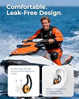 Hearprotek Swimmer Ear Plugs 2 Pairs Orange Silicone Custom-fit view 3