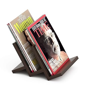 Bluewud Isvia Magazine Holder Rack Cum Newspaper Stand-Ideal for Gifts.