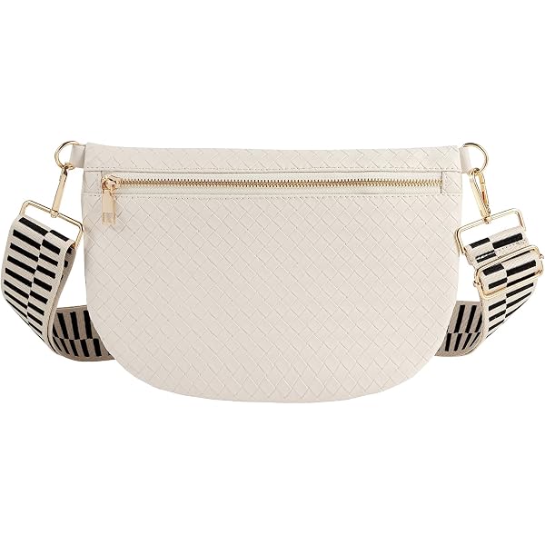 The Fiona Woven Bum Bag – Adjustable Crossbody Pack For Travel, Festivals & Everyday Use