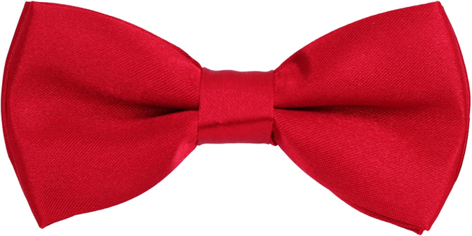 WANYING Baby Kids Braces Bow Tie Set for 1-5 Years Boys Girls 3 Black Clips Y-Back 2.5cm Elastic Suspenders for Children Toddler - Red - Image 3