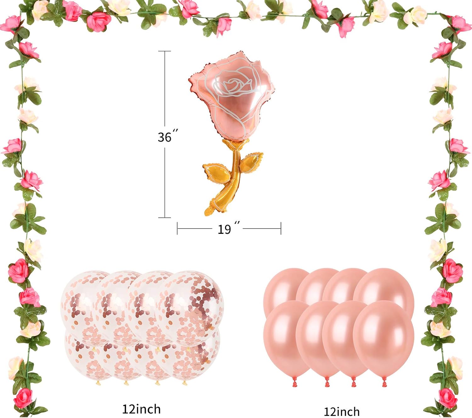 Tea Party Decorations Let's Par Tea Balloons/Teapots Teacups Tea Party Banner/Aluminum Foil Balloons/Floral Tea Party Hanging Decors for Bridal Shower Engagement Bachelorette Birthday Party Supplies: Toys & Games