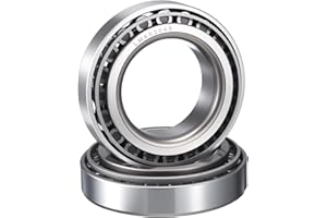 HIPicco 2 Pack LM603049/11 Tapered Roller Bearing Cone and Cup Set, 1.7812" Bore 3.0625" OD 0.7812" Cup Width, Chrome Steel T