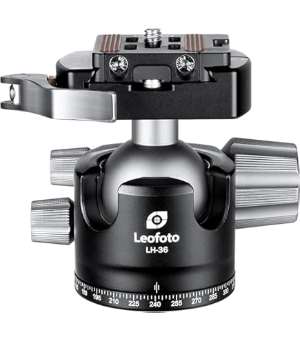 3 Legged Thing AirHed Pro Tripod Head With 360 Degree Panning Base, Arca-Swiss Compatible Ball Head Suitable For Heavier Cameras - Tripod And Monopod Compatible - Darkness (Matte Black) (AHPRODARK - View #8
