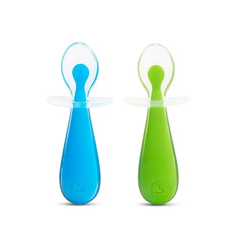 Munchkin Gentle Scoop Spoons (Green & Blue)