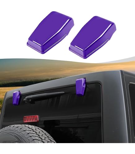 X AUTOHAUX Hardtop Roof Removal Switch Handle Cover For Jeep Wrangler JK/JKU 2007-2017 - 4pcs Orange - View #7