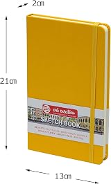 Talens Art Creation Sketchbook Golden Yellow 13x21 cm 80 Sheets 140 g/m² view 3