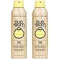 Sun Bum Sun Bum Original Spf 70 Sunscreen Spray Vegan and Reef Friendly (octinoxate & Oxybenzone Free) Broad Spectrum Moisturizing Uva/uvb Sunscreen With Vitamin E 2 Pack