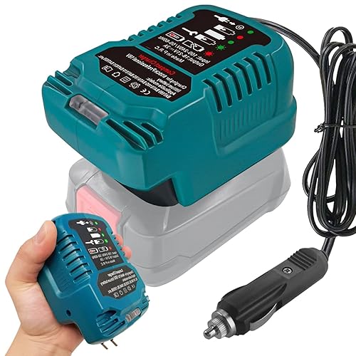 Car Charger for Bosch 18V PBA Battery Replacement Charger,for Bosch Portable Mini Quick Charger,Home and Garden Power Tool DIY Charger Adapter(For 18V grey Battery Only)