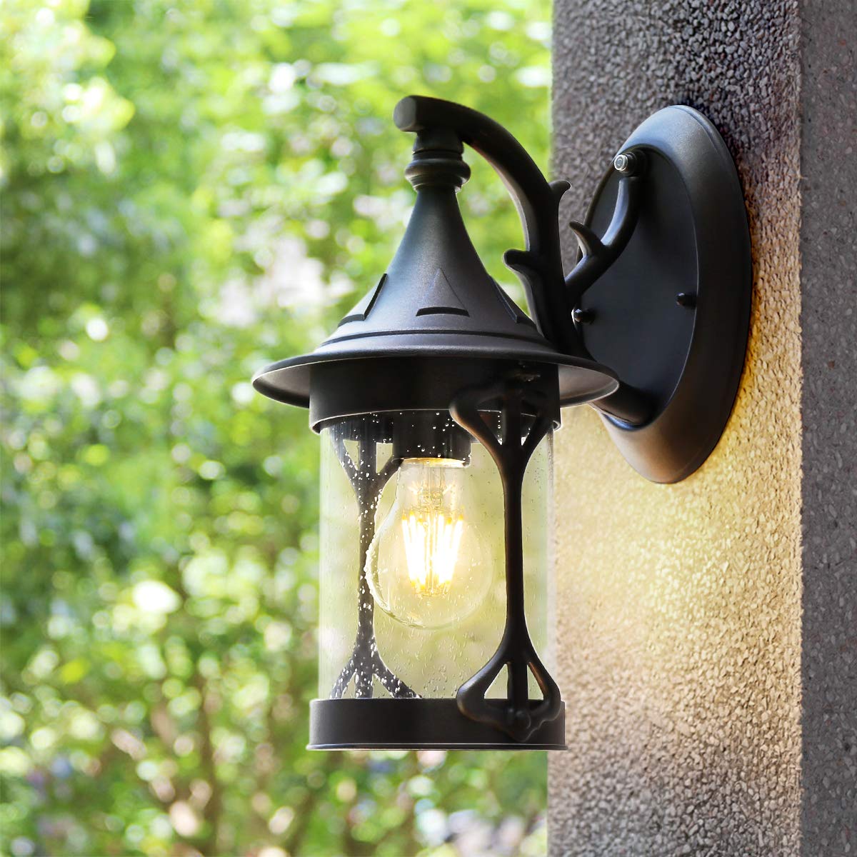 Best Dusk To Dawn Wall Mount Outdoor Lighting Black