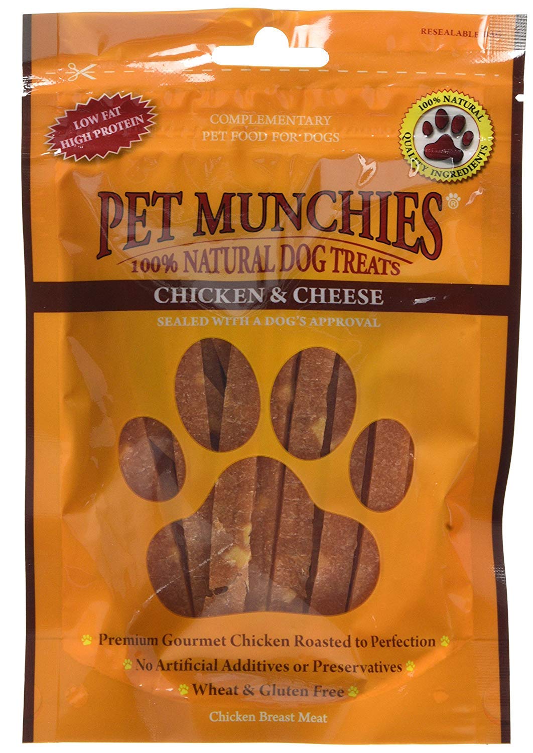 3XChicken and Cheese Dog Treats, 100 g