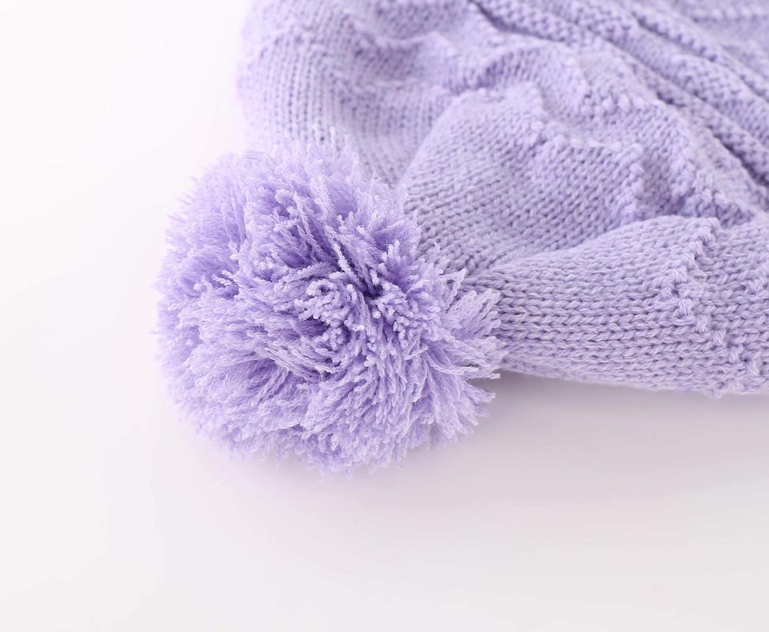 Connectyle Toddler Boys Girls Fleece Lined Knit Kids Hat with Earflap Winter Hat: Clothing