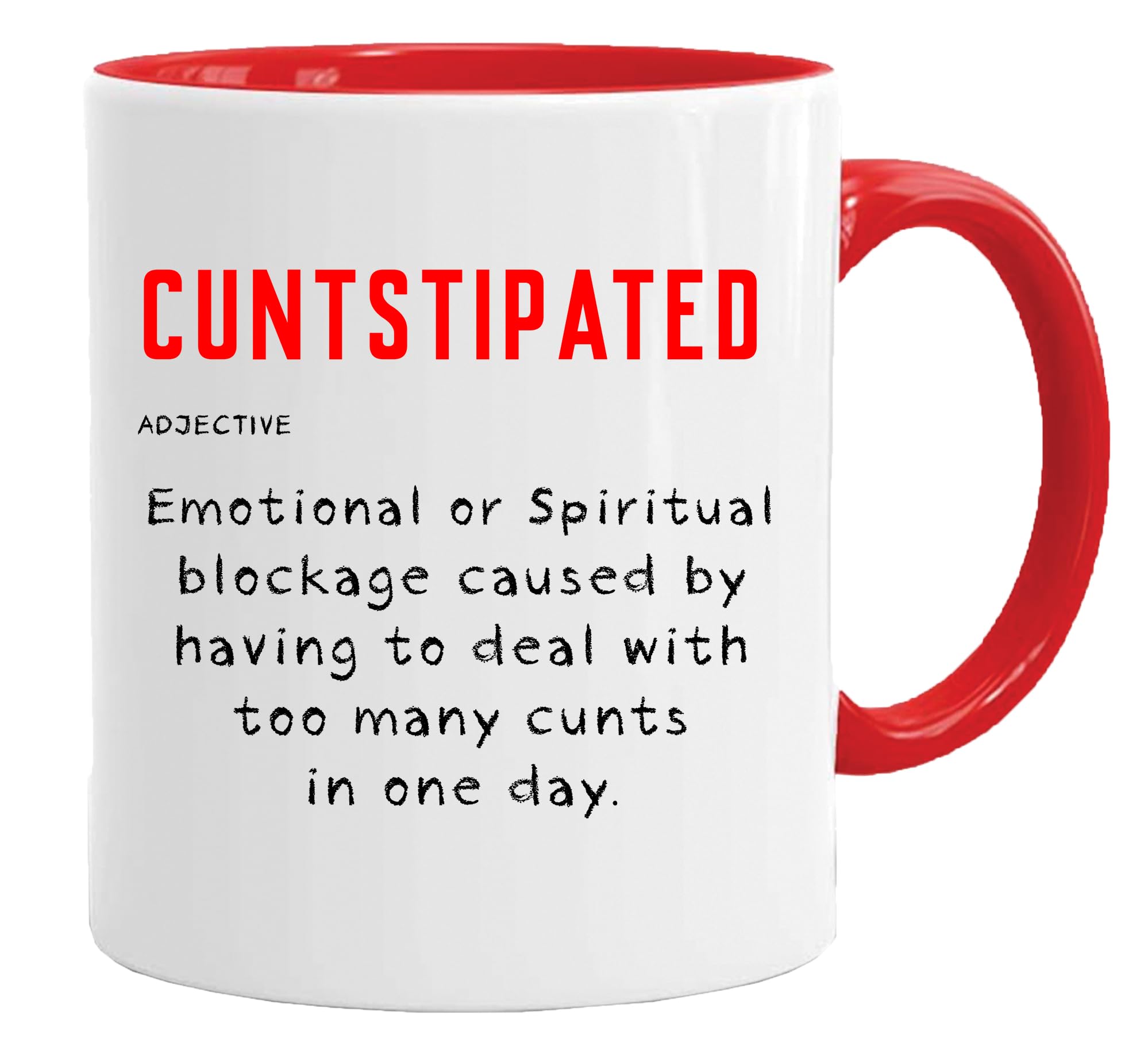 Acen Merchandise Cuntstipsated | Work Office Mug & Gift Box Set Fathers Day Cup Presents from Daughter or Son | Gifts for dads Birthday | Christmas Mugs dad My Father or Sibling Gift | Work Cup