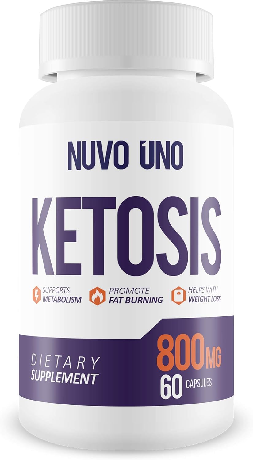 Nuvo Uno Ketosis - Sodium Bhb Keto Boost Pills - Accelerate Nuvo Ketosis & Spend More Time Burning Fat - Burn More Fat with Bhb Exogenous Ketones - Feel Improved Mental Clarity with Exogenous Ketones: Health & Personal Care