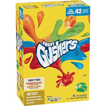 Fruit Gushers Variety Pack, Strawberry Splash & Tropical