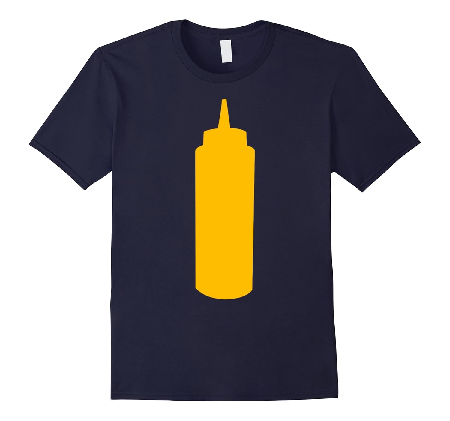 Mustard Bottle Costume Shirt Fast Food Condiment Ketchup-ANZ
