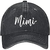 Nana Embroidered Baseball Cap Vintage Washed Adjustable Cowboy Hat Gifts for Grandma Women,Black