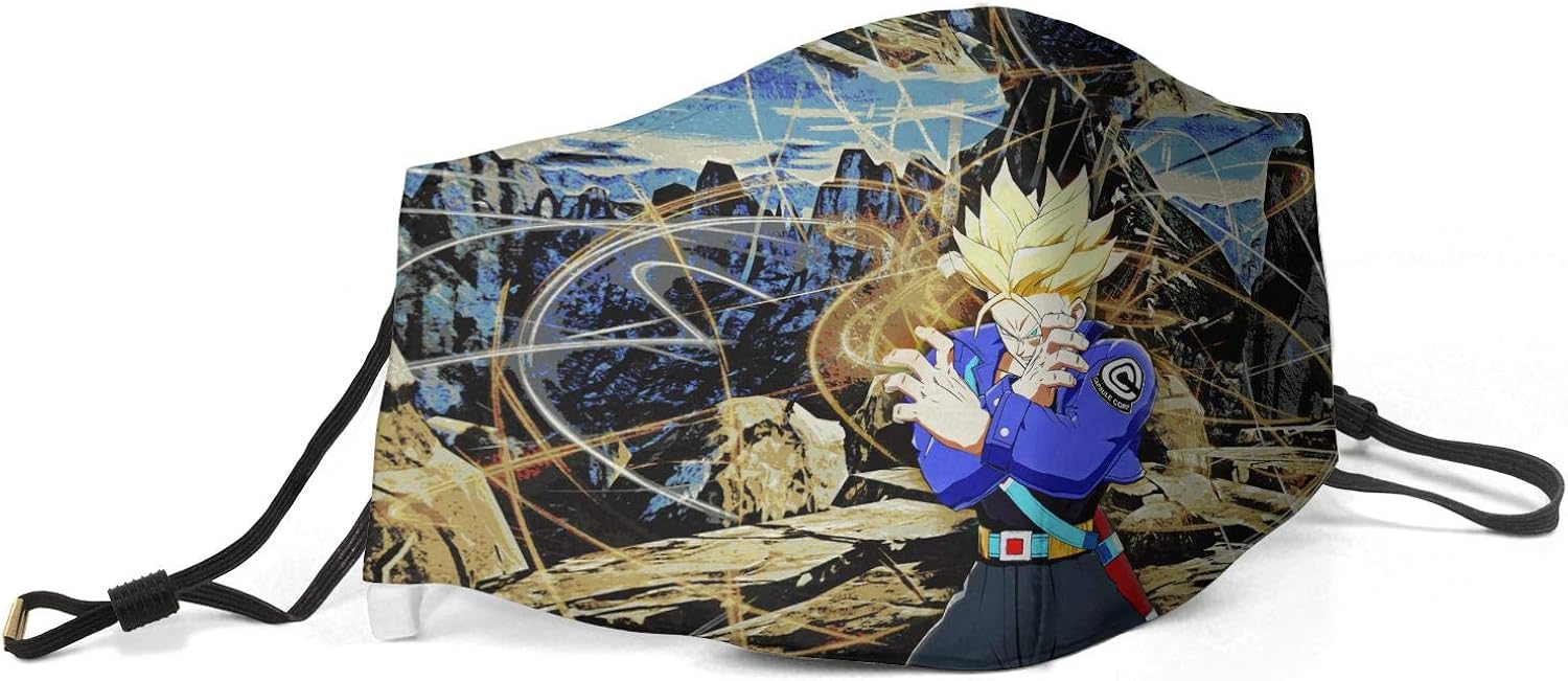 Children Kids Dragon-Ball-z-Triple-Stack- Face Cover Windproof Dust Mouth Ma-sk Breathable