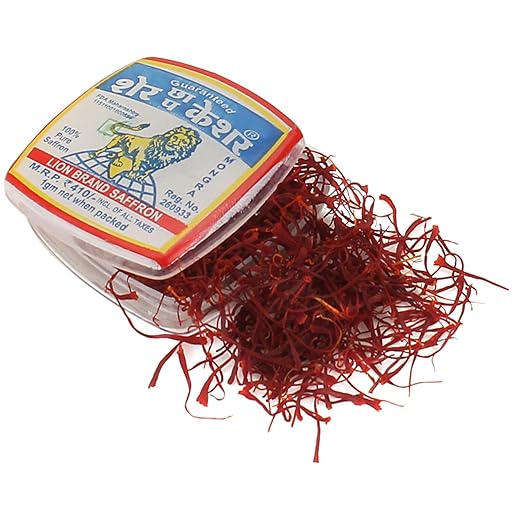 Lion Brand 100% Pure MONGRA Saffron, 1 gm