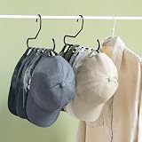 Mkono Hat Organizer Metal Baseball Cap Holder Closet Rack Set of 2 Holds 20 view 2