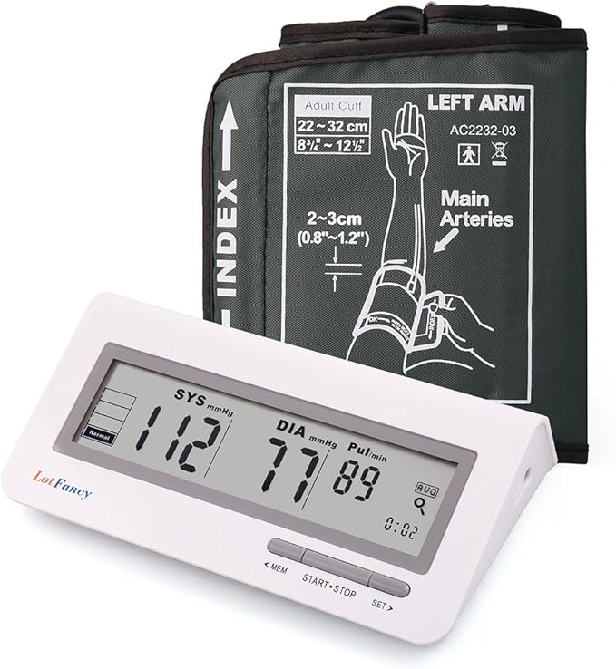 lotfancy blood pressure cuff