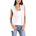 Women's Sleeveless Cardigan Open Front Vest Lightweight Cool Coat