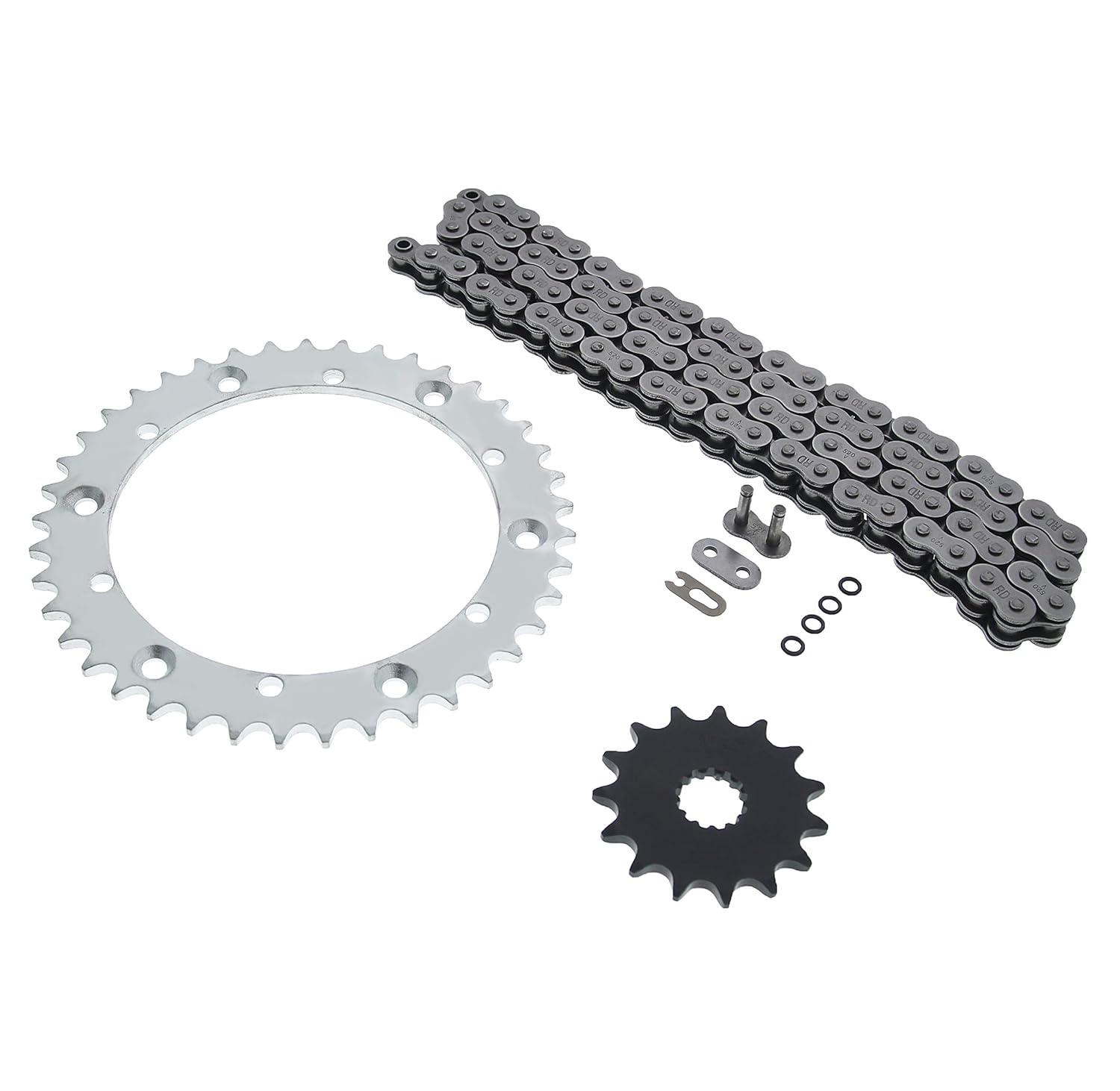 520-98L O Ring Chain & Sprocket Silver 15/41 Yamaha YFM660R 660 Raptor