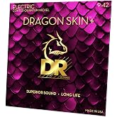 DR Strings Dragon Skin+ Quantum Nickel Coated Electric Guitar Strings - Light .009-.042