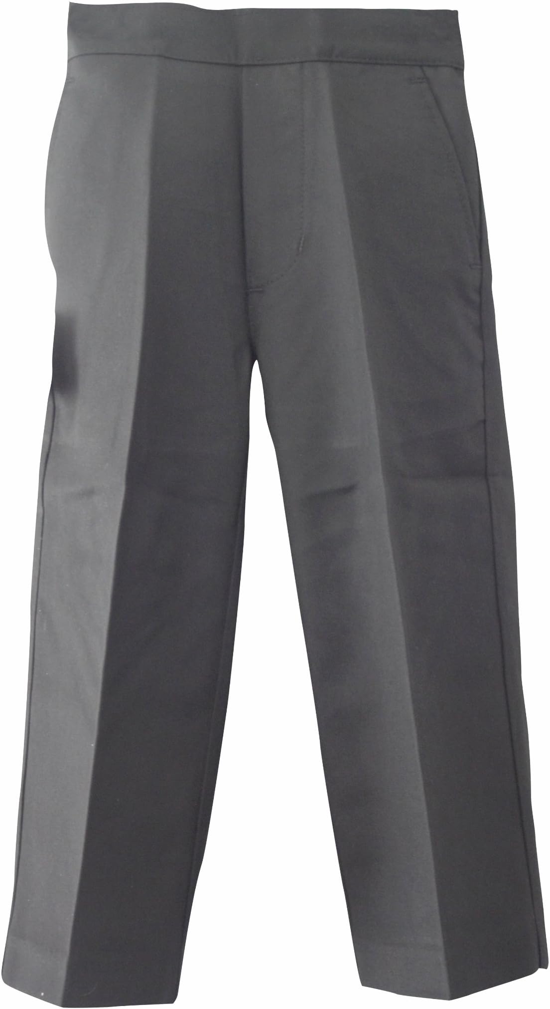 DU SchoolwearDirect Uniforms Classic Quality Boys palvini School/Nursery Pull-Up Trousers-Black/Grey- Ages-18Mth-8Yrs, Size:5-6Yrs 20" Waist X 18" Inside Leg, Color:Grey