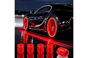 20Pcs Glow in The Dark Tire Valve Caps, Fluorescent Tire Valve Caps for Cool Car Decorations, Universal Luminous Car Tires Va