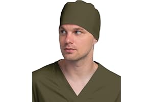 DOKTORAM Solid Working Cap Scrub Cap for Women and Men Unisex Surgical Cap Comfortable and Stylish Scrub Hat