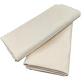 Pure Cotton Bread Towel for Baking 29x17 inches, Set of 2. Reusable Dough Proofing Cloth for Artisan Bread, Sourdough, Baguette, with Absorbent Fabric. Ideal for Home Bakers and Professional Bakeries