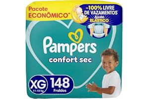 Fralda Pampers Confort Sec Tamanho XG 148 Unidades