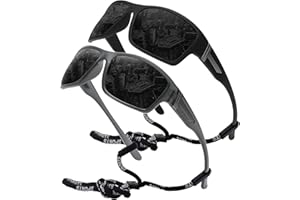 STORYCOAST Polarized Sports Sunglasses for Men Women Unbreakable Frame Cycling Fishing Driving