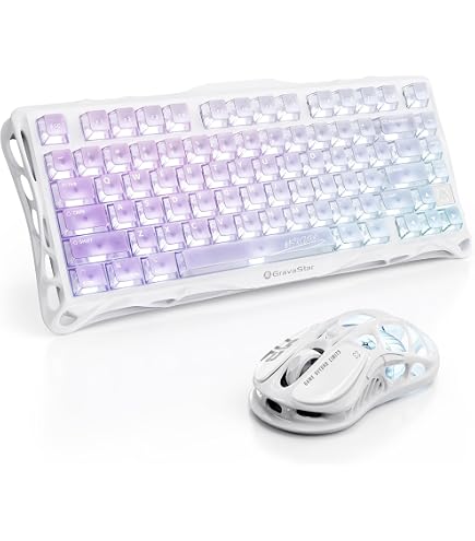 Amazon.com: GravaStar Mercury K1 Keyboard & M1 Pro Mouse - Sakura