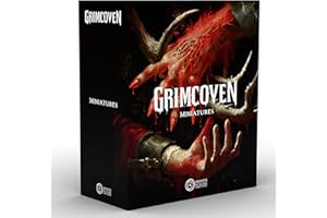 Awaken Realms Grimcoven Miniatures Box - Includes Detailed Hunter, Companion & Enemy Figures, Enhance Gameplay Immersion & Vi