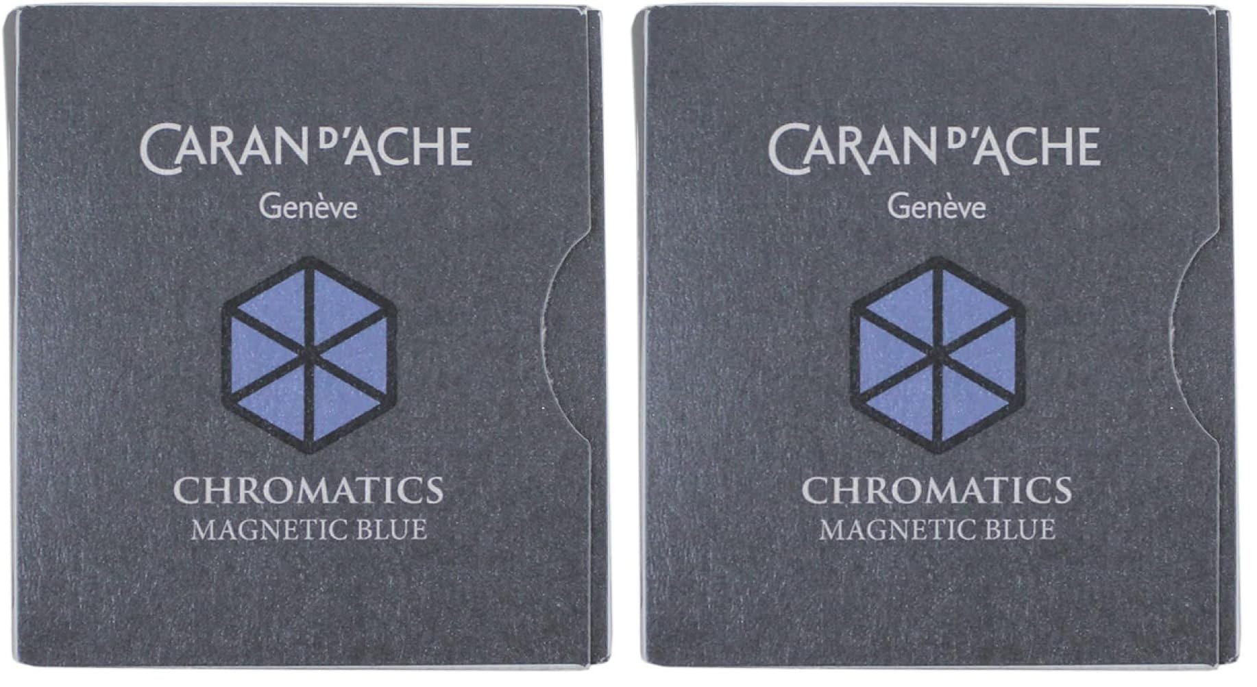 Caran d'Ache CD8021.149 Ink Cartridges - Magnetic Blue (Pack of 12)