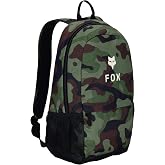 Fox Racing 180 Backpack Green Camouflage | Lightweight Everyday School &amp; Travel Bag with 15" Laptop Sleeve, Water Bottle Pocket &amp; Padded Straps