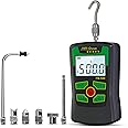 Digital Force Gauge with N/LB/Kg/Oz Units, Push Pull Dynamometer, Portable Force Meter, Tension Gauge Pressure Thrust Meter (FM-500)
