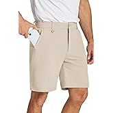 COOFANDY Men's Golf Shorts 8 Inch Lightweight Quick Dry Casual Dress Shorts Hiking Travel Shorts with Pockets